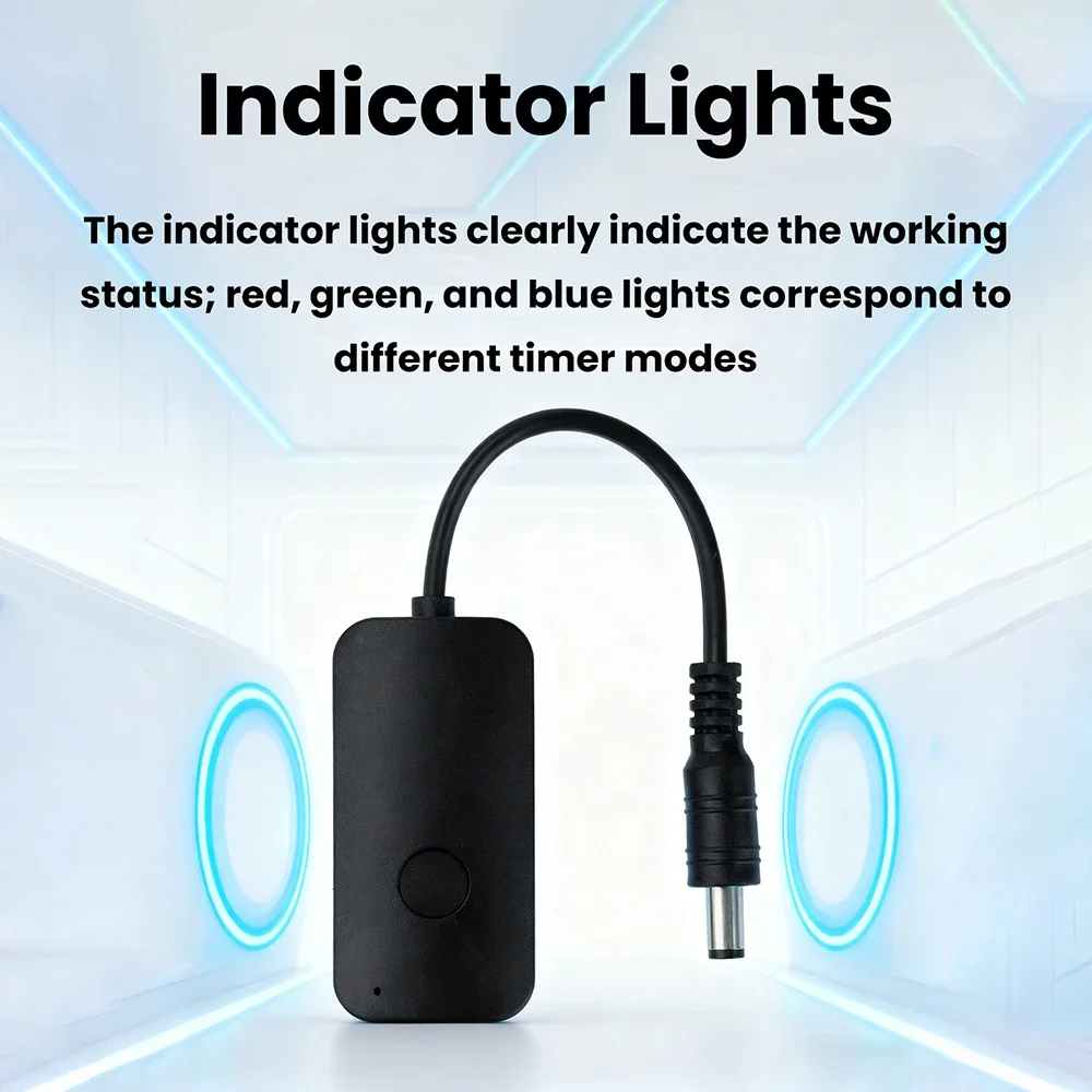 DC 9-12V Router Rebooter Reset Router Cable Timing 24/48/72 Hours Home Switch Controller Line Automatic Power-Off