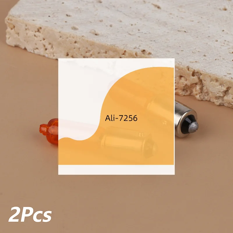 2Pcs Amber Light Bulbs Universal 12v 21w Auto Car Motorcycle Motorbike Scooter Mini Miniature Indicator