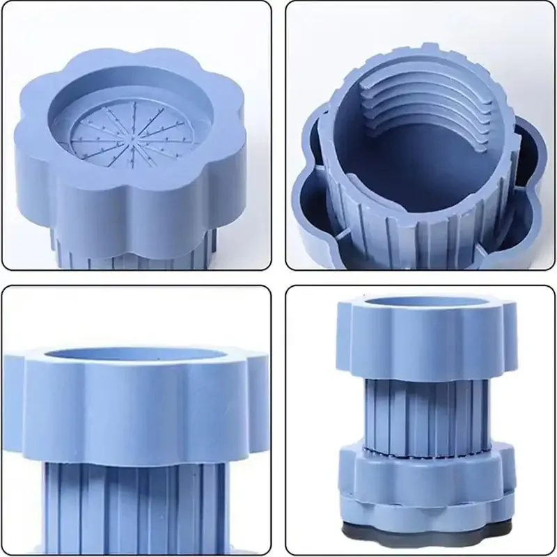 4 قطعة/المجموعة/مجموعة وسادات زيادة عالمية متعددة الوظائف لقاعدة الغسالة وأجزاء أرجل الأثاث