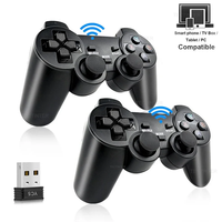 2 PCS 2.4G Wireless Gamepad No Delay PC Game Controller USB Joystick For PC Android TV Controle for GD10/M8/G5/G11 Pro GAME BOX