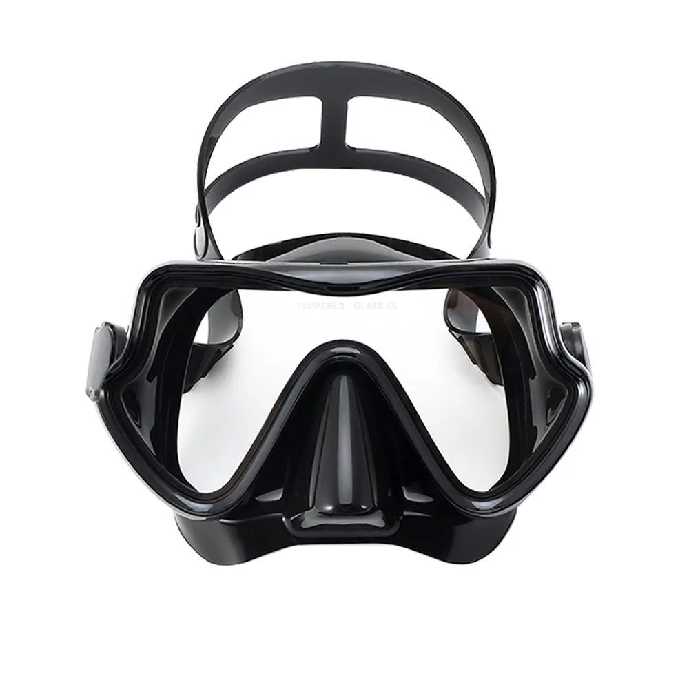 New Professional Scuba Diving Mask Adults Anti-Fog UV Waterproof Swim/Dive Glasses Free Diving Goggles Snorkeling Silicone Skirt