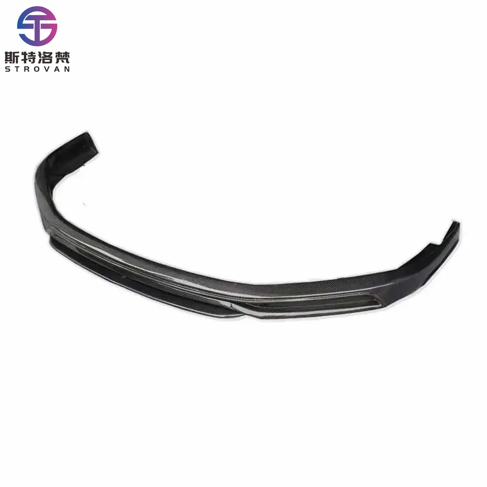 STLF T Style Carbon Fiber Front Chin Lip Splitter for Porsches 992 911 2019-UP Front Bumper Chin Spoiler Splitter Body Kit