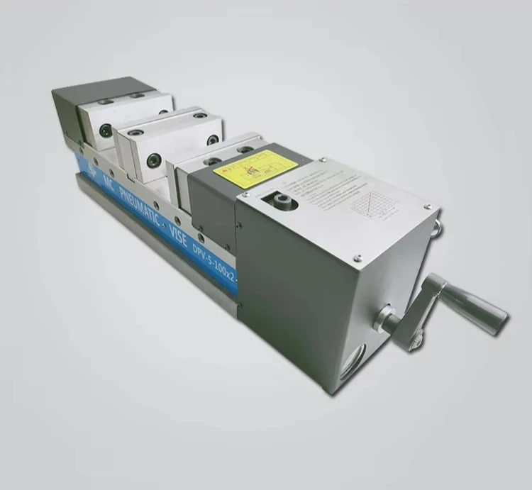 

DPV-6-125x2 6 Inch Super Power Multi Function Group MC Pneumatic Double Vise for CNC Milling Machine