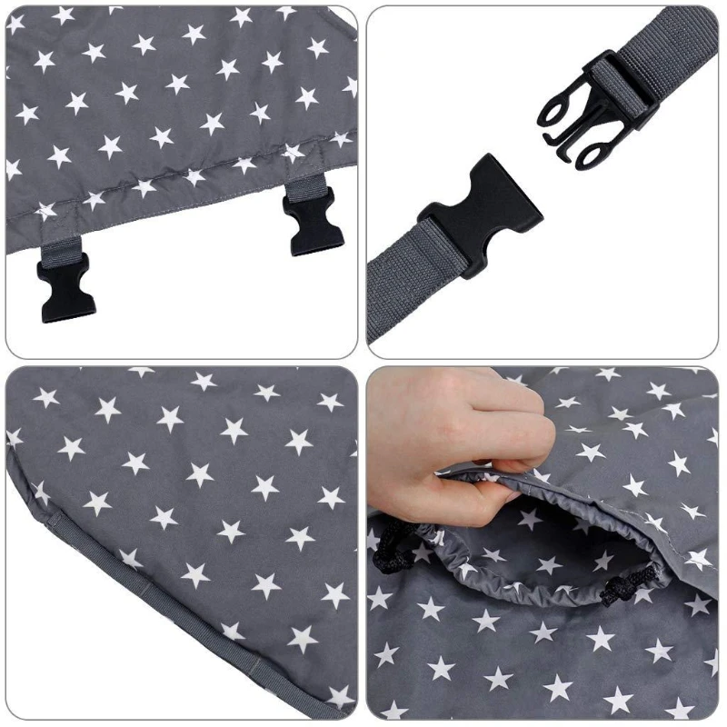 Portable Baby Dining Chair With Baby Food Protection Belt Travel Dining Chair Cover
