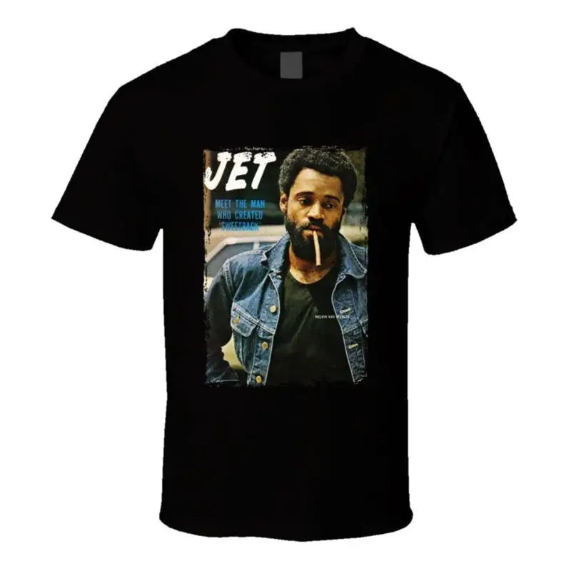 Camiseta con portada de revista Jet Melvin Van Peebles