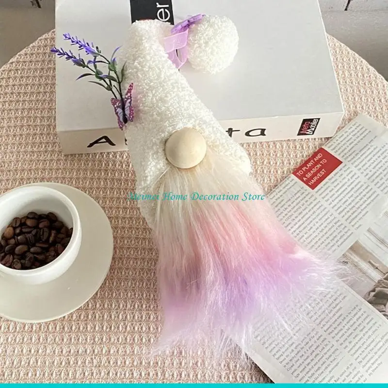 H7BF عيد الحب التماثيل الاسكندنافية Tomtes السويدية القزم للصيف #5