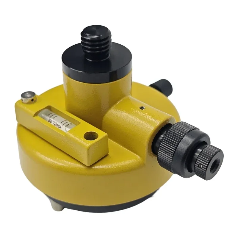 Yellow Rotating Adapter For Prisms GPS Surveying With Optical Plummet 5/8