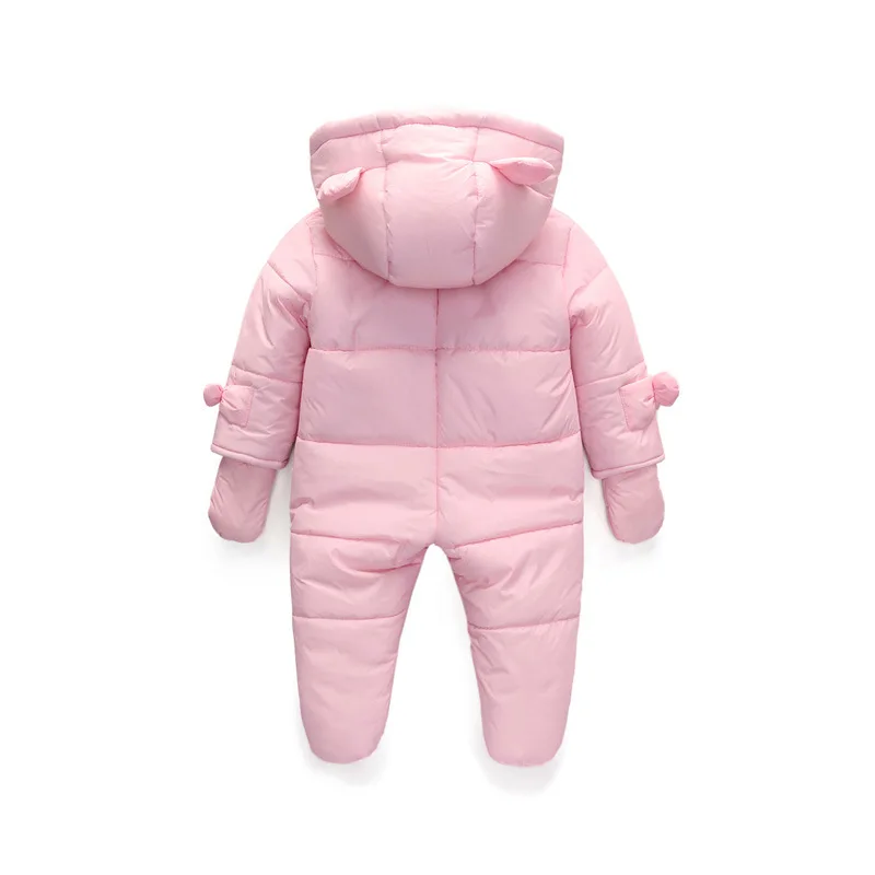 Lrcoml Halten Dicke warme Säuglingsbabyspielanzug Winterkleidung Neugeborenes Baby Junge Mädchen Strampler Overall Mit Kapuze Kind Oberbekleidung Für 0-24M – Detail 16