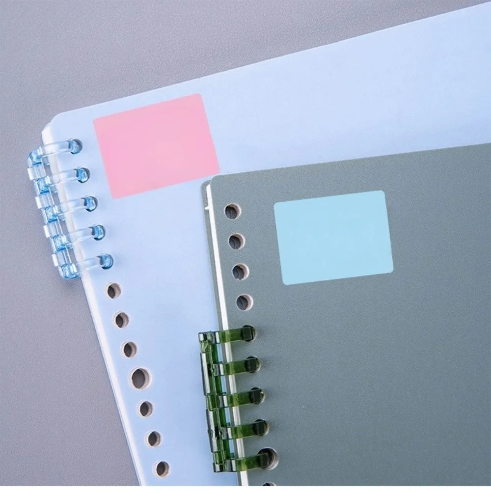 200pcs Self Adhesive Label Stickers Handwritable Solid Color Label Paper Tear-proof Waterproof Name Stickers Home Accessories