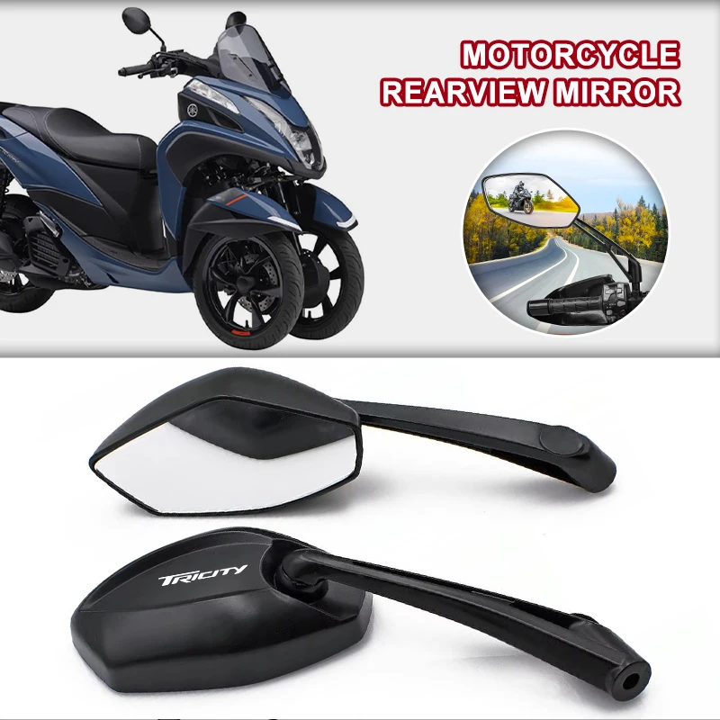 

Adjustable Motorcycle Side Rearview Mirror Handlebar Rear view For Tricity 125 155 300 Tricity125 Tricity155 Tricity300 ADV