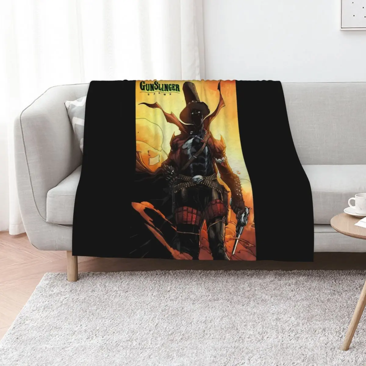 

Spawn GunSlinger 1 Throw Blanket Vintage Camping Blankets For Sofas Winter beds Blankets
