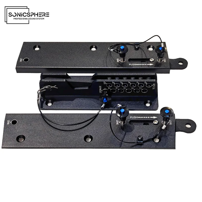 SonicSphere 12 Inch Aluminum Speaker with Line Array Parts 3 Point Loading