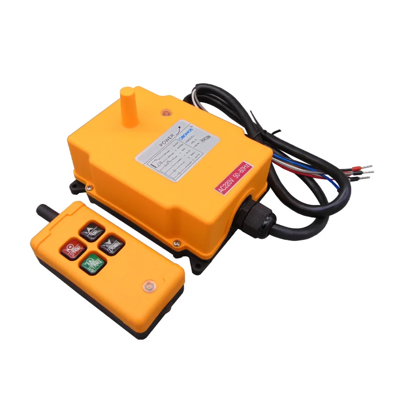 Controle Remoto sem Fio do Guindaste da Grua Rádio Uting Hs4 380vac 220vac 36vac 12vdc 24vdc