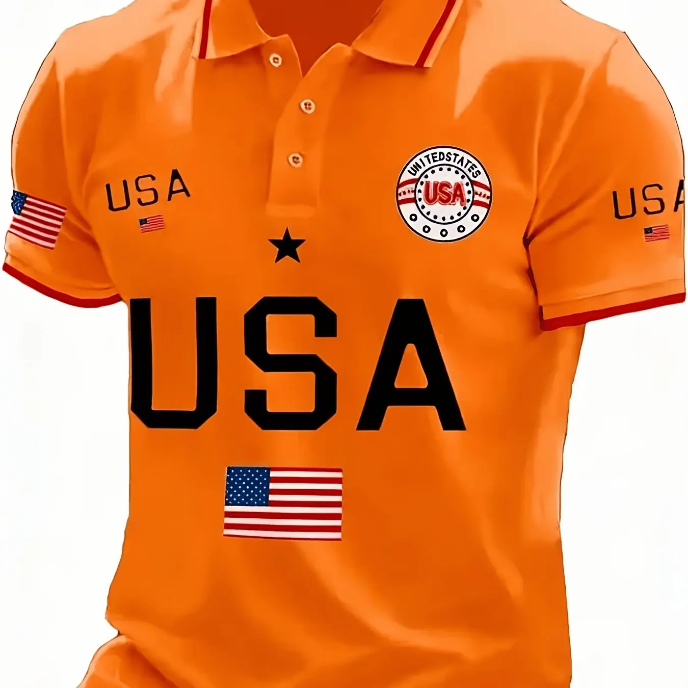250th Anniversary Independence Day Men's American Shirt American Faithful Clothing American Flag Printed Shirt - Image 4