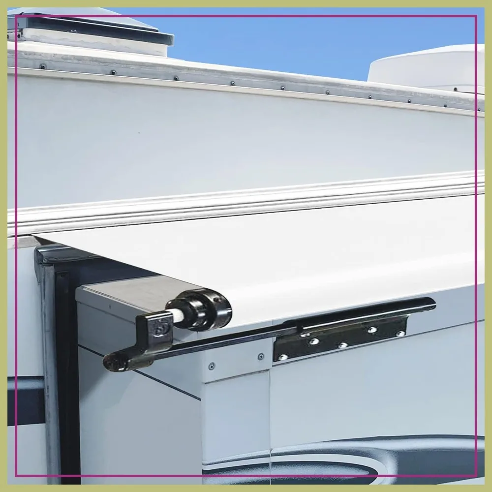

Universal RV Slide Out Awning Fabric Replacement 46x170in White