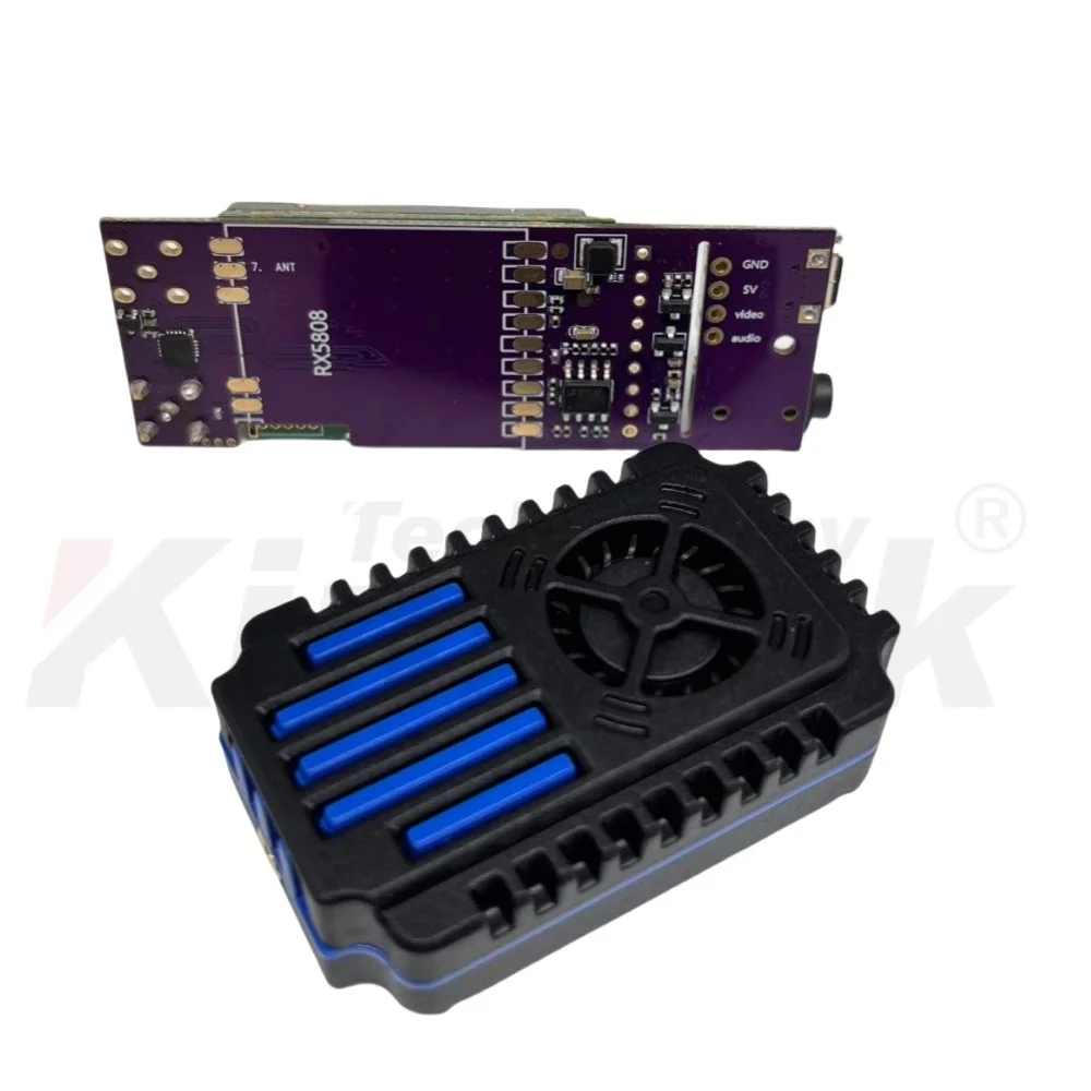 3.3G Drone Video Transmission 3.5W Transmitter 24-Channel Receiver 7-36V Wide Voltage Range Ultra-Lightweight Combination FPV