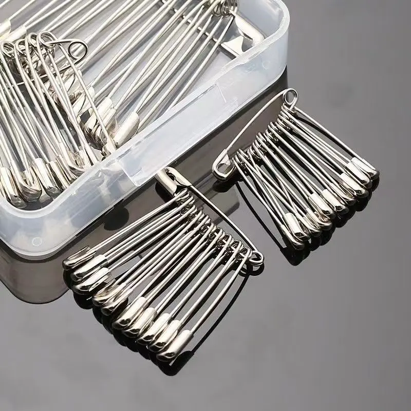 460pcs rust-proof bright nickel safety pin Wedding dress Insurance pin number book buckle pin Clothing tag brooch