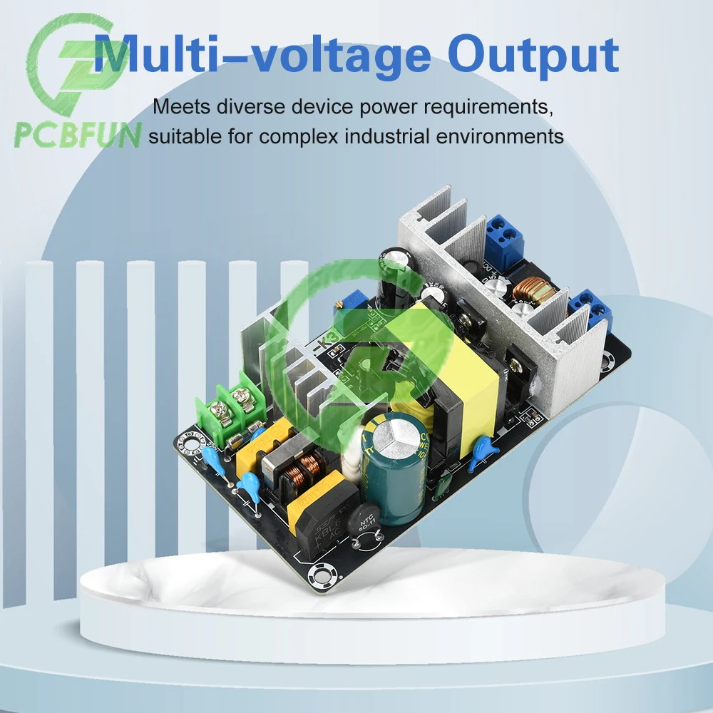 Carte d'alimentation à découpage haute puissance 180W, Module d'alimentation industriel à Protection Multiple, double sortie réglable