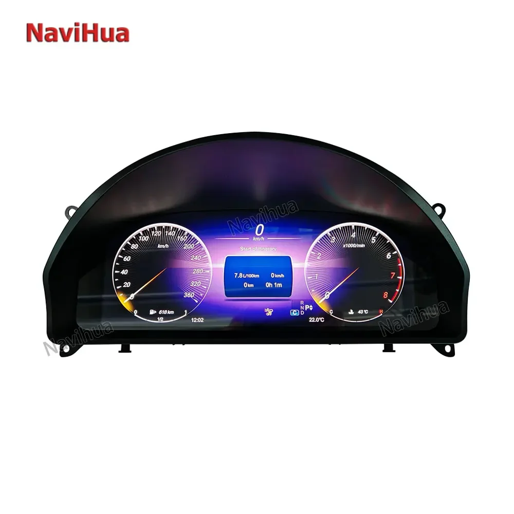 New Car LCD Digital Cluster For Mercedes Benz GLK-Class X204 08-15 Virtual Cockpit SpeedMeter Dash Screen Instrument Panel