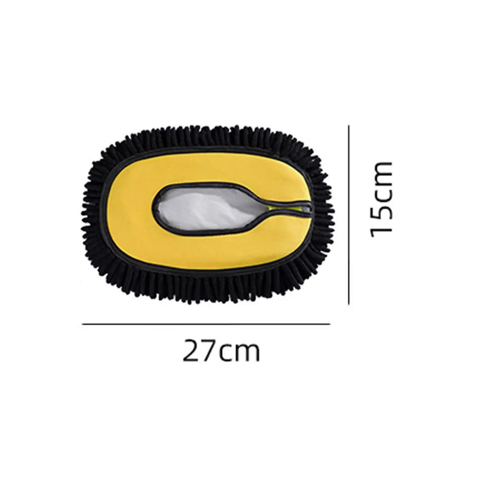 Microfiber Mop Head Cover Replacement Soft Chenille Long Handle Cleaning Accessory for Car Truck SUV Motorcycle