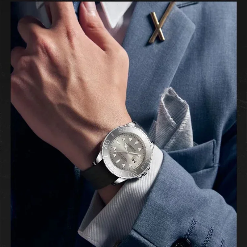 New Deluxe Handsome Men's Watch Student Birthday Gift Automatic Waterproof Simple Trend Classic Quartz Watch