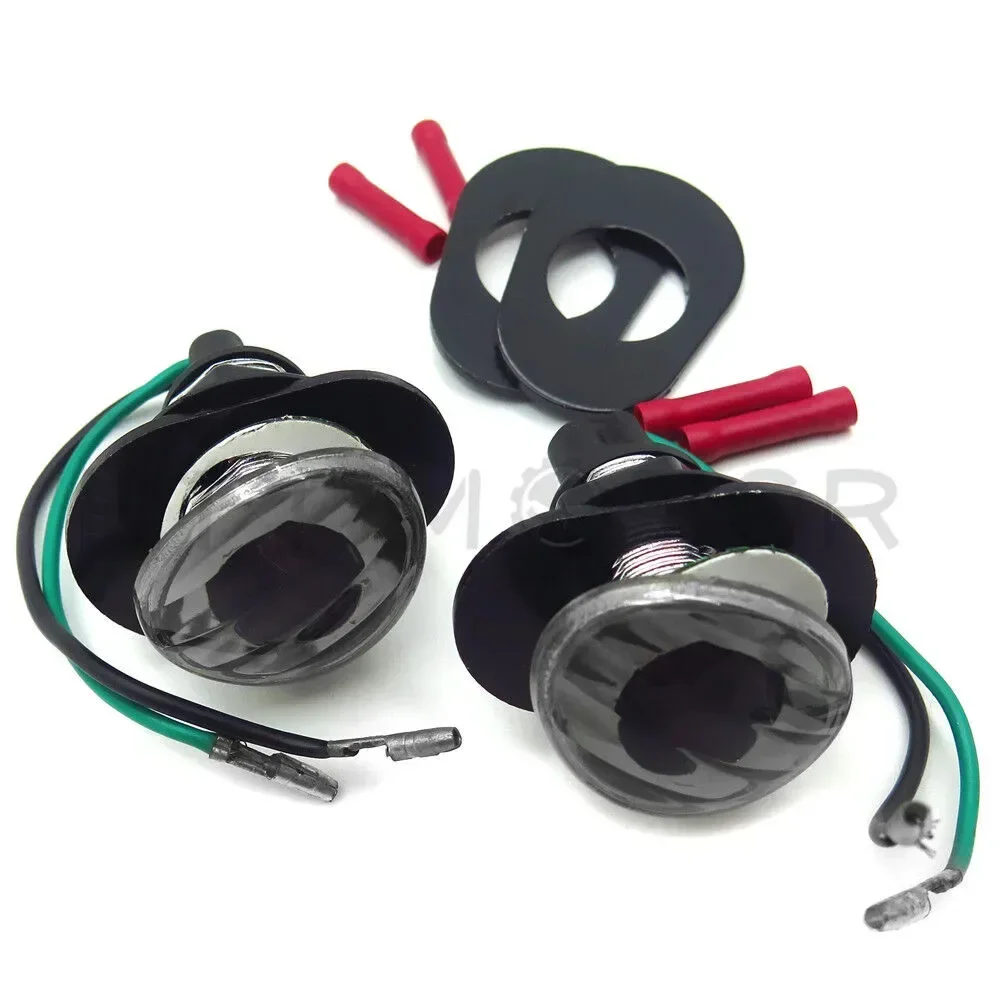 Motorcycle Flush Mount LED Turn Signals Light for Kawasaki ZZR600 ZZR 600 2005-2006