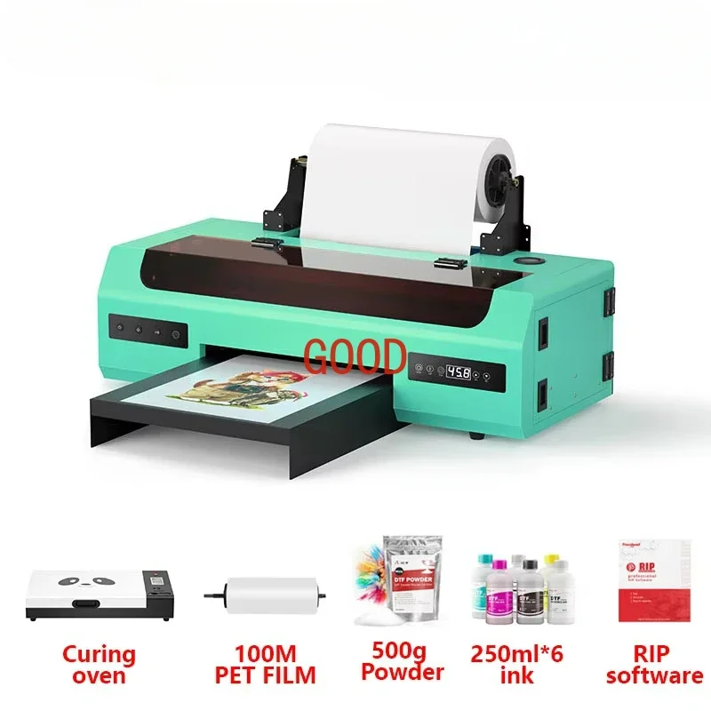 Procolored DTF Transfer Printer A3+ L1800 DTF Printer T Shirt Printing Machine With Curing Oven for Clothes Hoodies Jeans