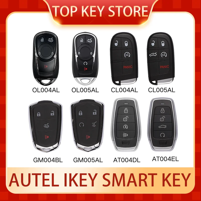 

Keyless Universal Smart Key Autel Ikey CL004AL OL004AL CL005AL AT004DL OL005AL AT004EL GM004AL GM005AL KM100 IM508 IM608 XP400