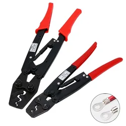 HS16/38 Ratchet Terminal Crimping Tools for OT/UT Non-insulated Terminals Point Type Ratcheting Crimper Hand Tools