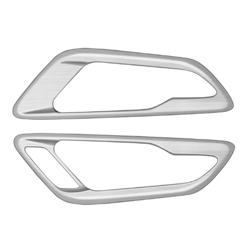 

For Toyota Alphard 40 Series 2023+ Inner Door Bowl Panel Inside Handle Protector Cover Interior Parts Silver RHD