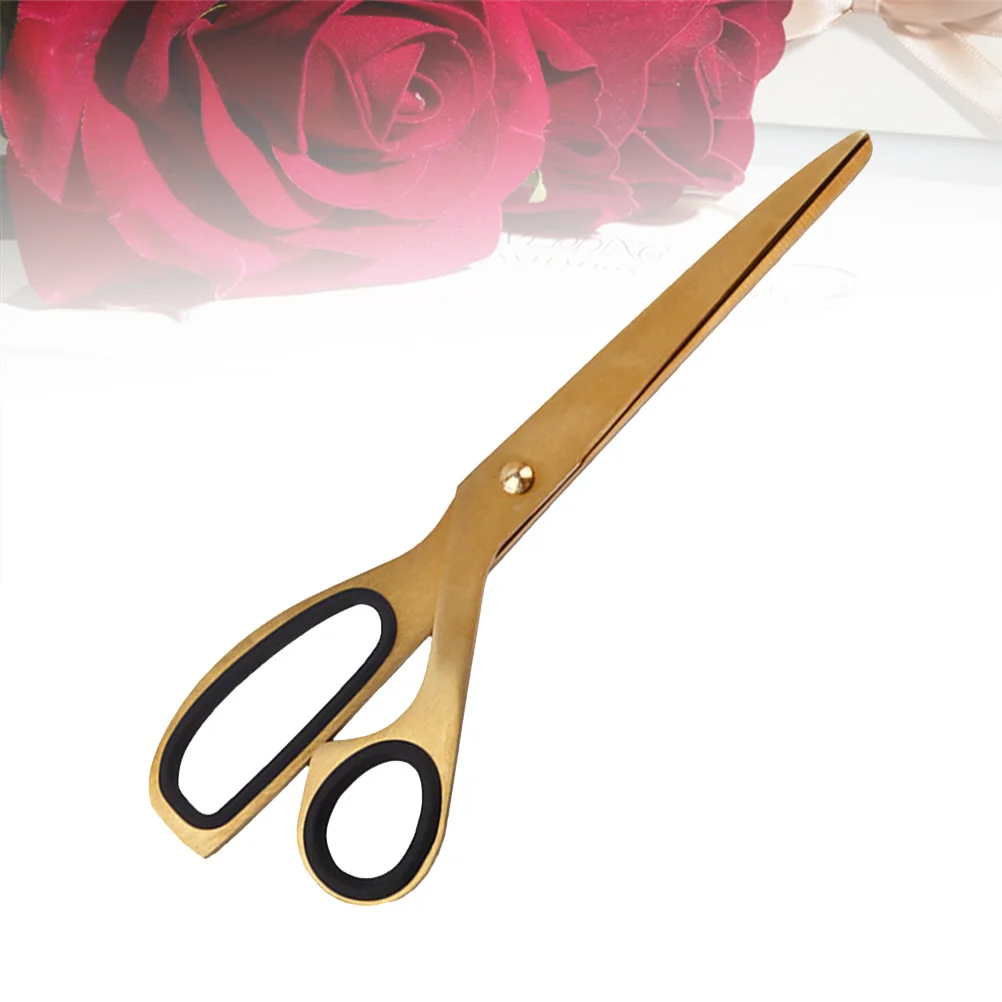 Steel Scissors Golden Modern Design Comfortable Grip For Home Scissors For Crafts Office Crafting Trimming Tools