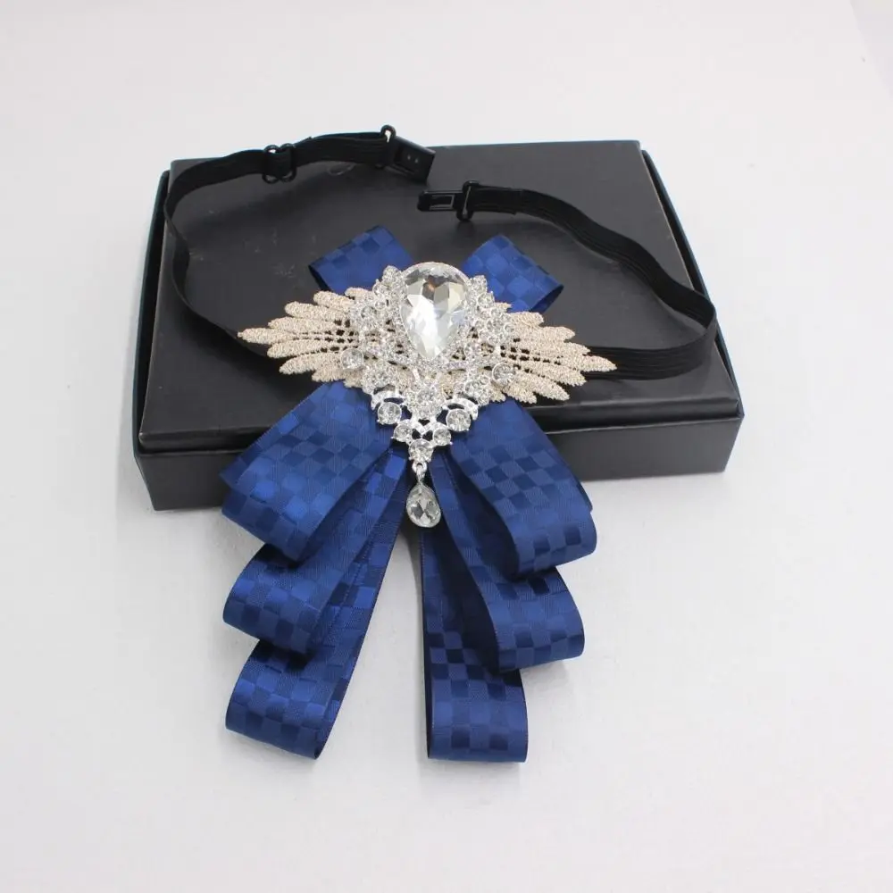 

Ретро воротник со стразами, цветок, элегантный кристалл, джентльменский галстук-бабочка, украшение на шею, винтажный мужской костюм, аксессуары, аксессуары для костюма