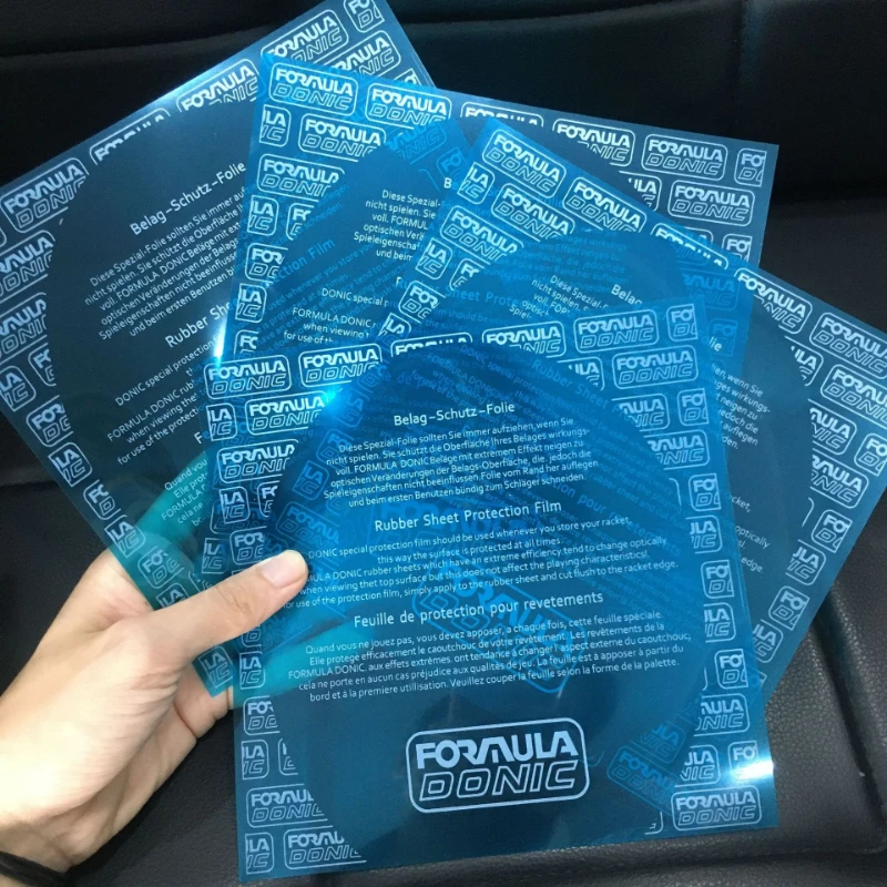 مضرب تنس الطاولة طبقة رقيقة واقية لزجة شفافة صيانة تنس الطاولة المطاط حامي الغبار واقية غطاء مضاد للأكسدة #3