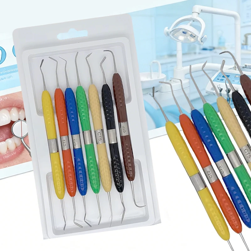 

Dental Resin Filling Kit Silicone Handle Aesthetic LM Knife Plastic Instrument Restoration