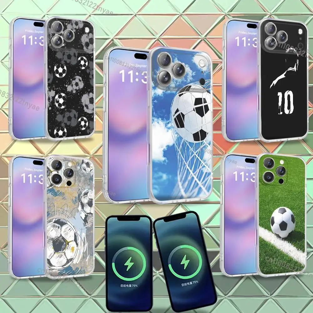 

Football Sport Phone Case For iPhone 16,14,11,17,13,15,12,Air,Plus,Pro,Max,E,Mini Frosted for MagSafe Magnetic
