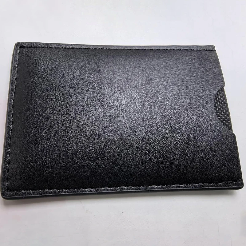 Leather Bat Wallet Personalized Superhero Mask Card Holder Bat ID Heroic Wallet Gift view 6