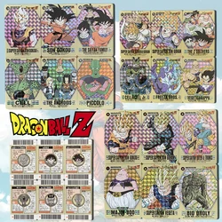 Dragon Ball Son Goku Broli Piccolo Frieza Son Gohan Vegetto Xtreme DIY homemade grid flash card boy Toy collection Birthday gift