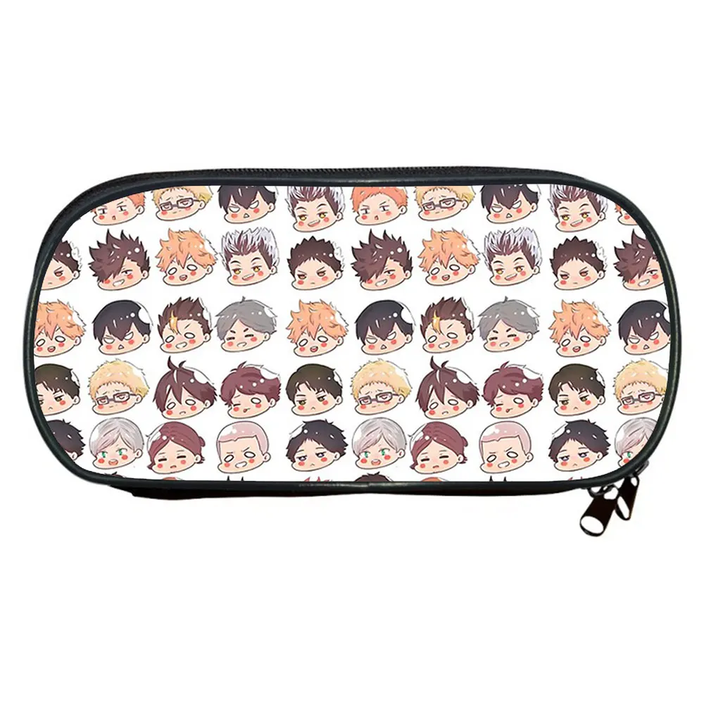 

Japan Anime Haikyuu Girls Cosmetic Case Boys Pencil Case School Supplies Shildren's Student Pencil Case.Support custom