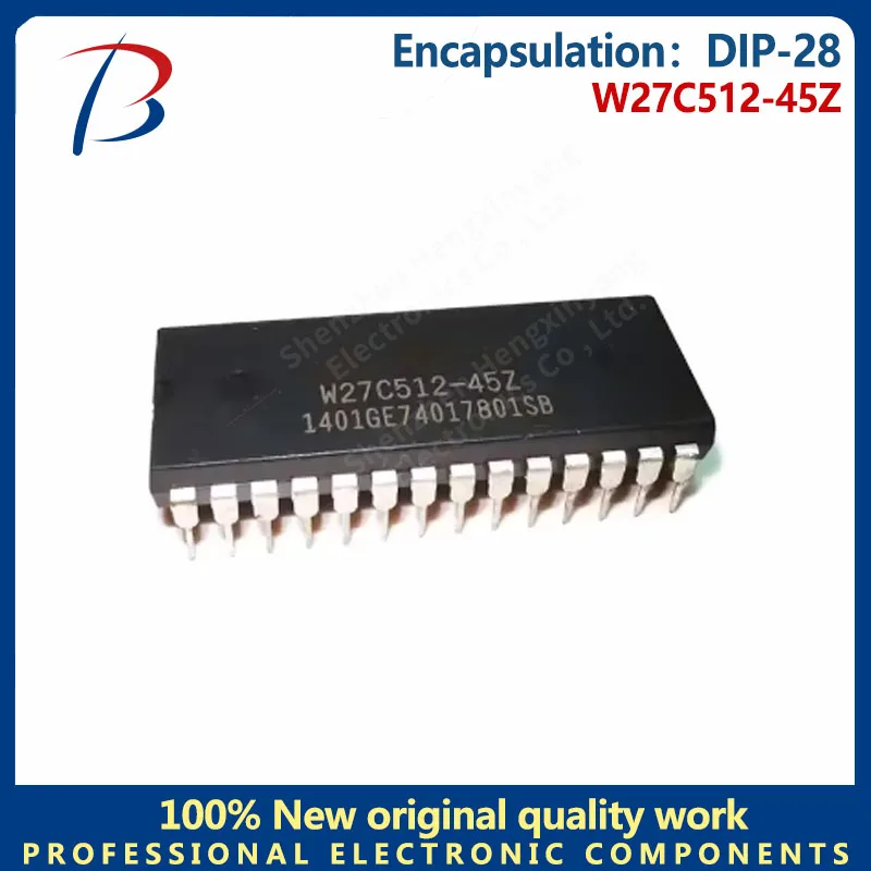 1PCS/5PCS/10PCS/50PCS W27C512-45Z W27C512-45 W27C512 IC EEPROM 512KBIT PARALLEL DIP-28 Chip