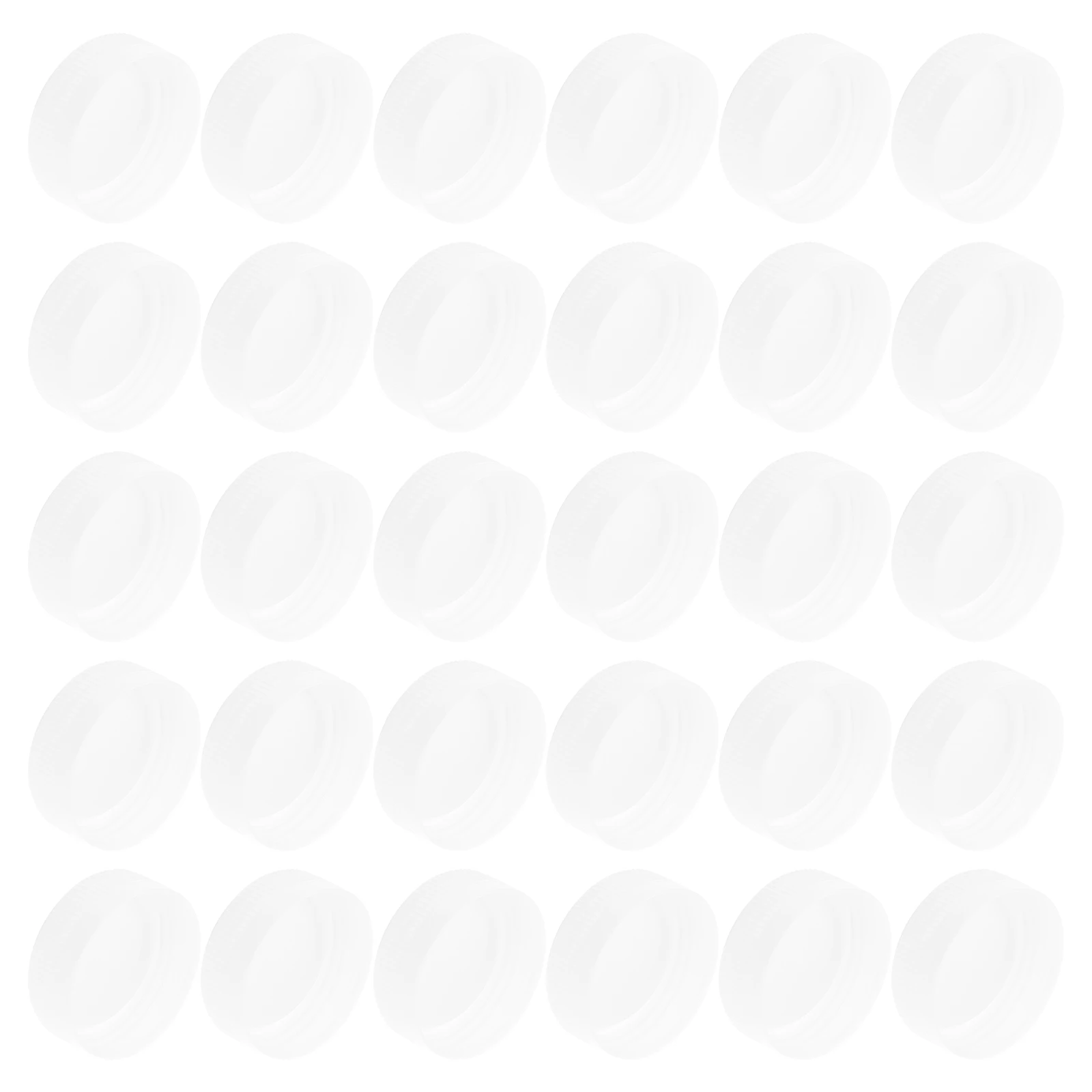 

100 Pcs Bottle Cap Craft Supplies Plastic Non-metallic Caps Mineral Water Clear White Practice Black Child