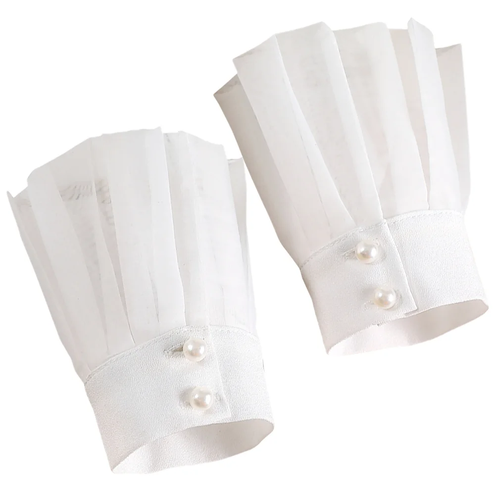 1 زوج الأصفاد وهمية الأكمام انفصال المعصم الأصفاد للنساء حفل زفاف حفلة موسيقية فستان اكسسوارات مصاص دماء العد زي