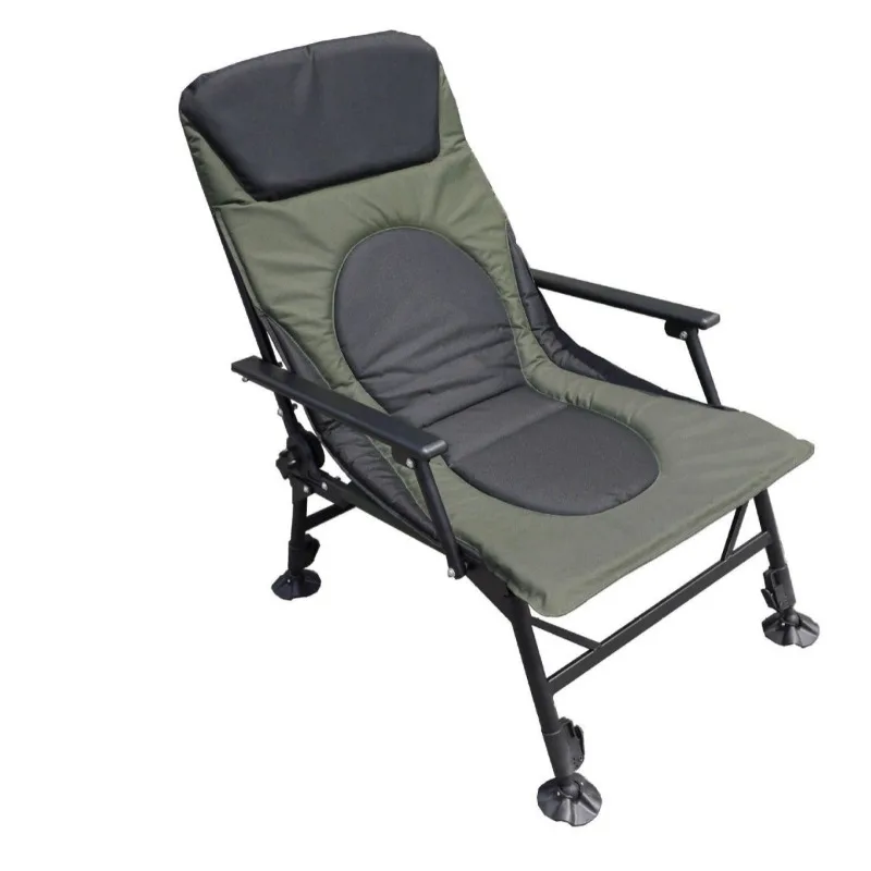 

Full-Terrain European Fishing Chair with Adjustable Backrest and Legs Extra-Wide Leisure Reclining Chair for Fishing Direct