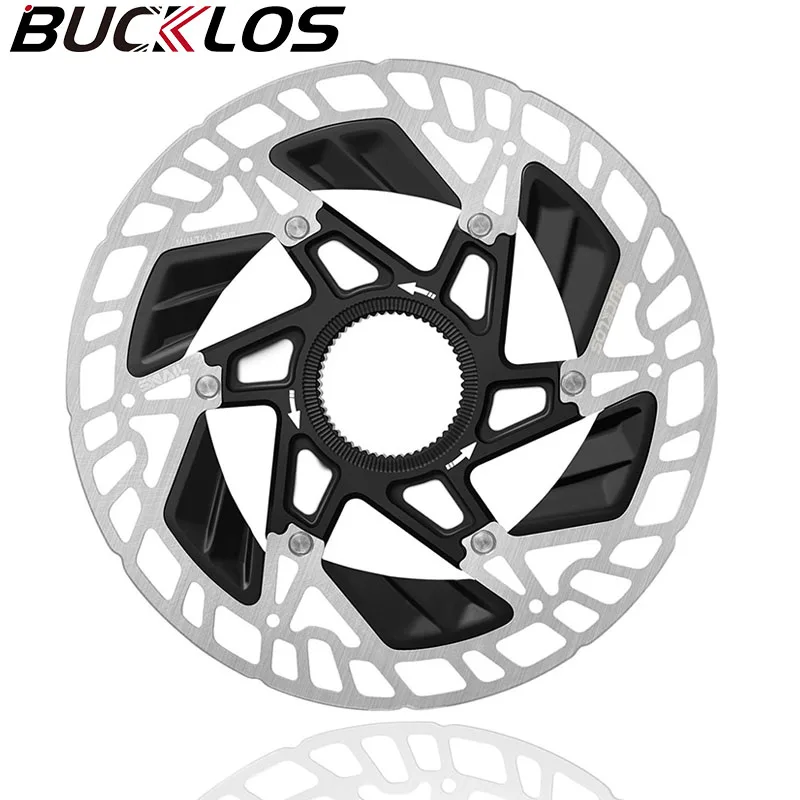 BUCKLOS Bike Hydraulic Centerlock Brake Disc 160MM Bicycle Centerlock Floating Rotor Road Mountain Bike Center Lock Rotor