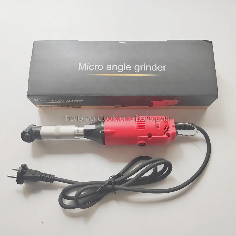 Industrial Micro Angle Grinder Long Neck Engraving Mini Electric Marble Stone Cutting Grinding Carving Tile Gres Seam Cleaning