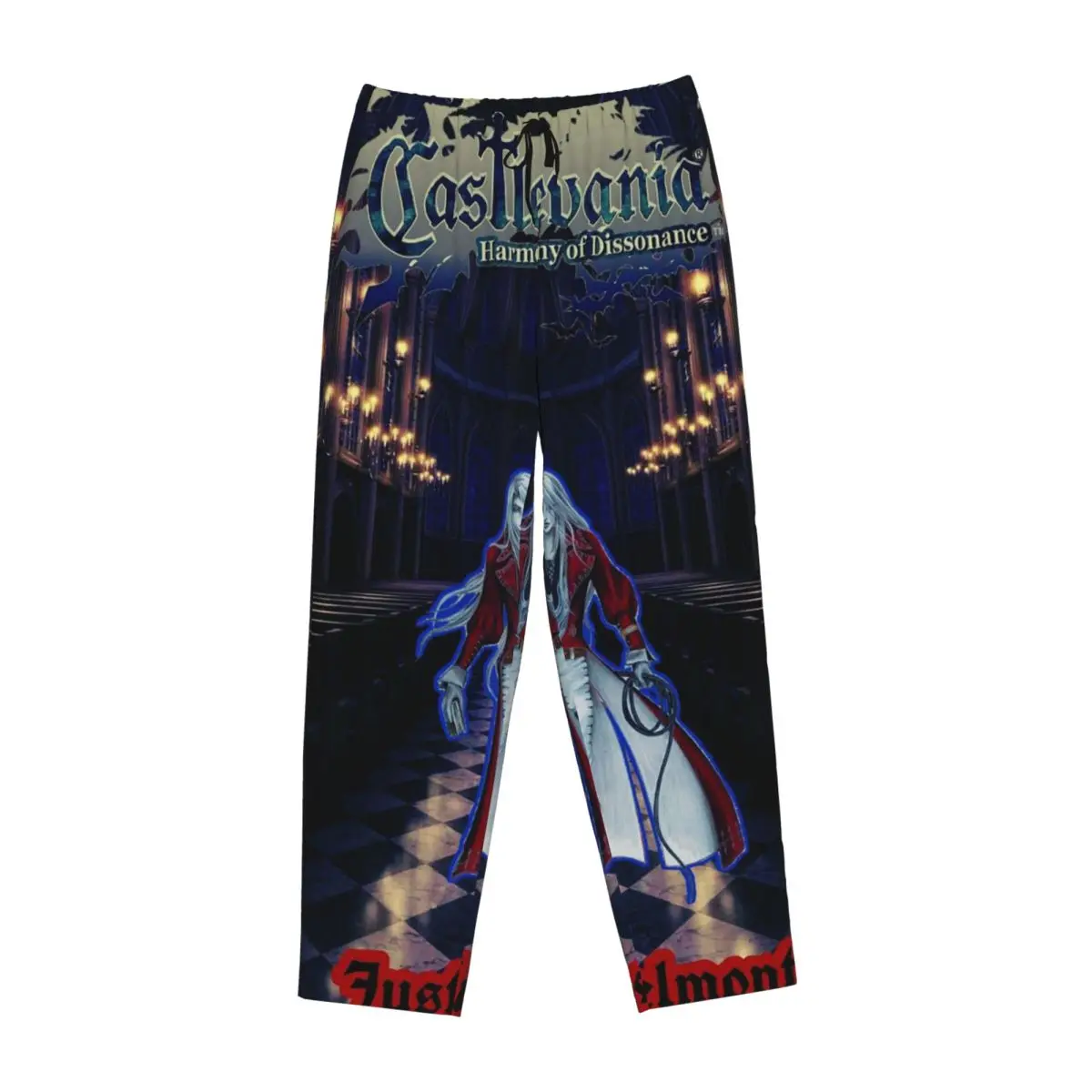

Custom Juste Belmont Castlevania Harmony Of Dissonance Women Pajama Pants Lounge Sleep Sleepwear Bottoms with Pockets