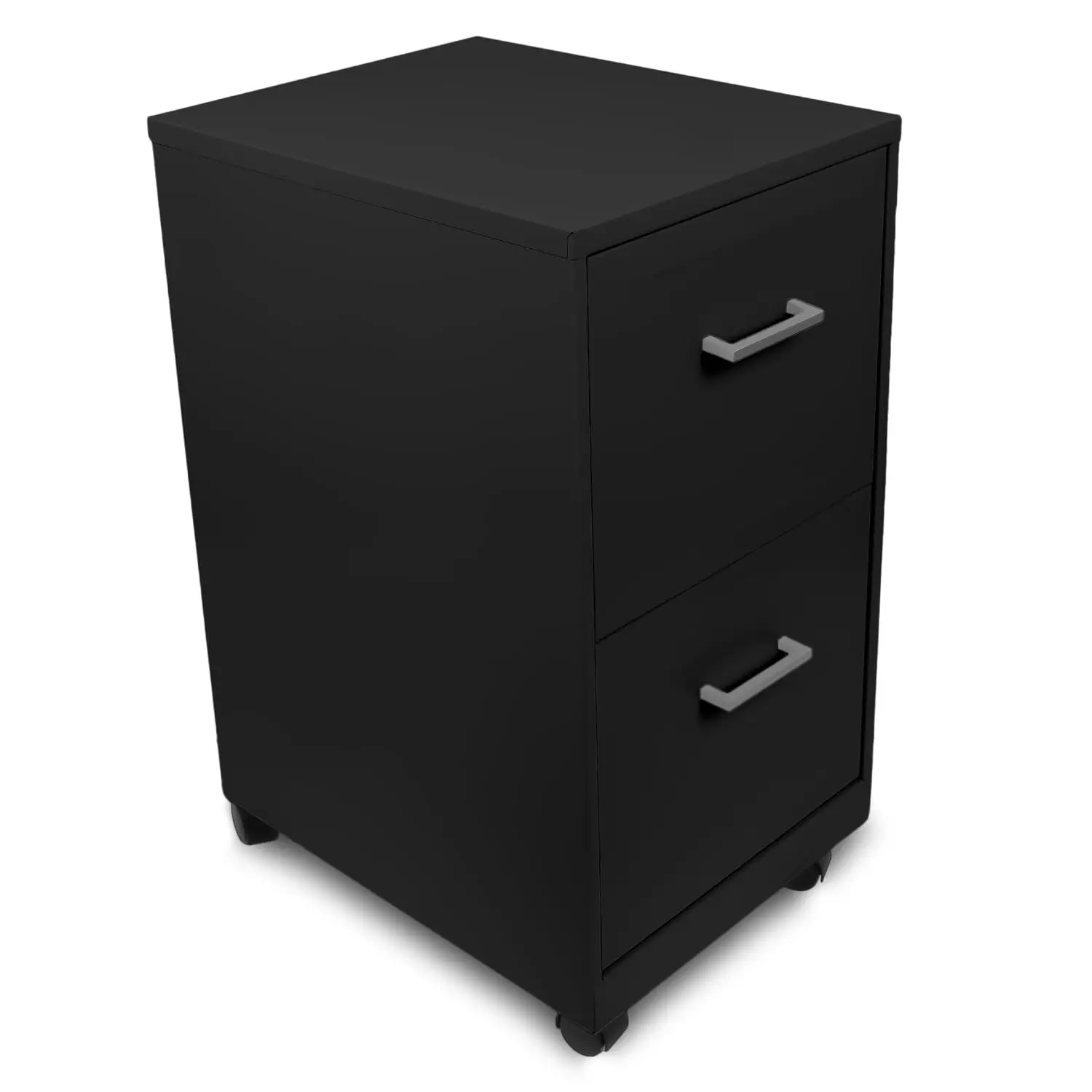 SOHO-Grade 2-Drawer Vertical Filing Cabinet for Home and Office Use | Durable Steel Construction | Includes Casters for Mobility