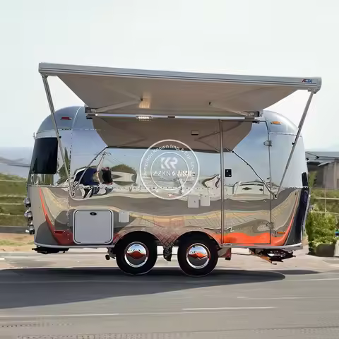 2024 Outdoor Off Road Pop Top Tent Camper Trailer Caravan Travel Trailer Luxury Camping Trailer