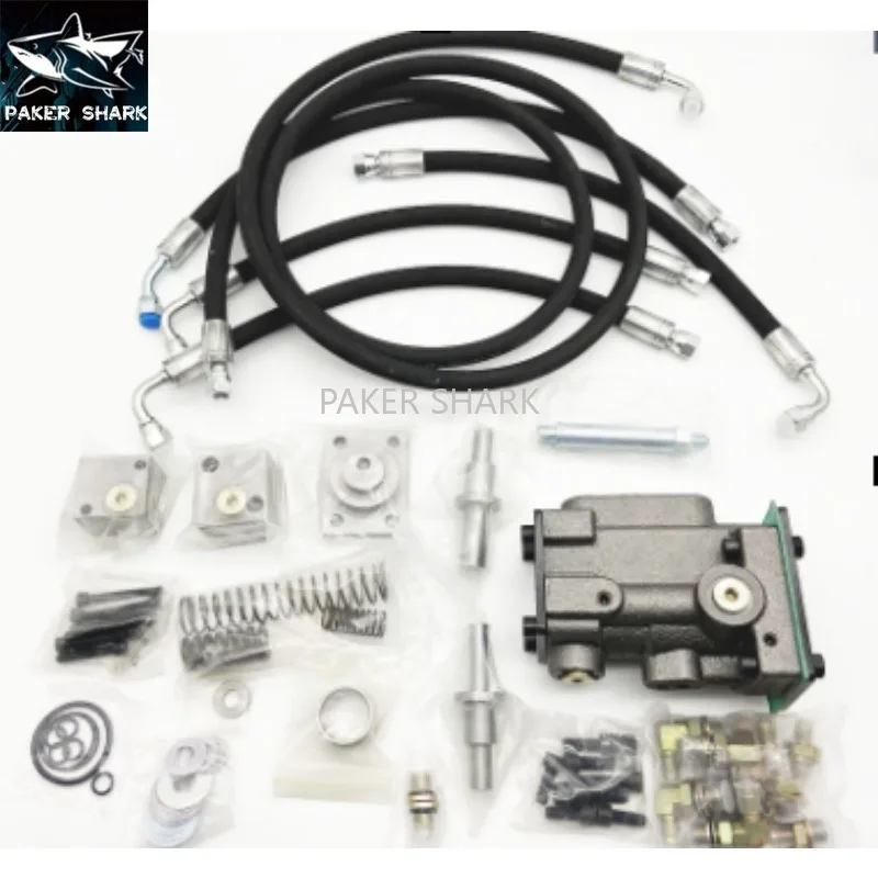 For Hitachi EX200-2-3-5 Electronic Exchange Hydraulic Controller Conversion Kit EX120-2-3 Rubber Pipe Valve Blocks Pump Block