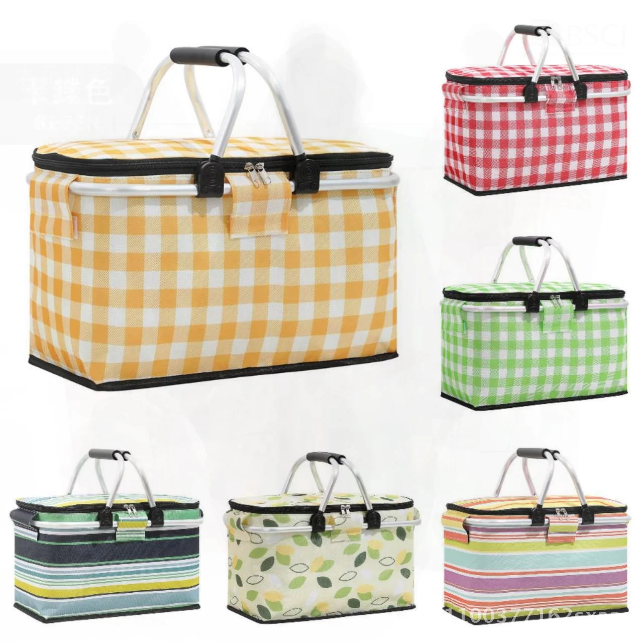 

Picnic Portable Hand Carrying Heat Preservation Basket Heat Preservation Bag Portable Thickened Fresh-keeping Ice Bag Foldable O