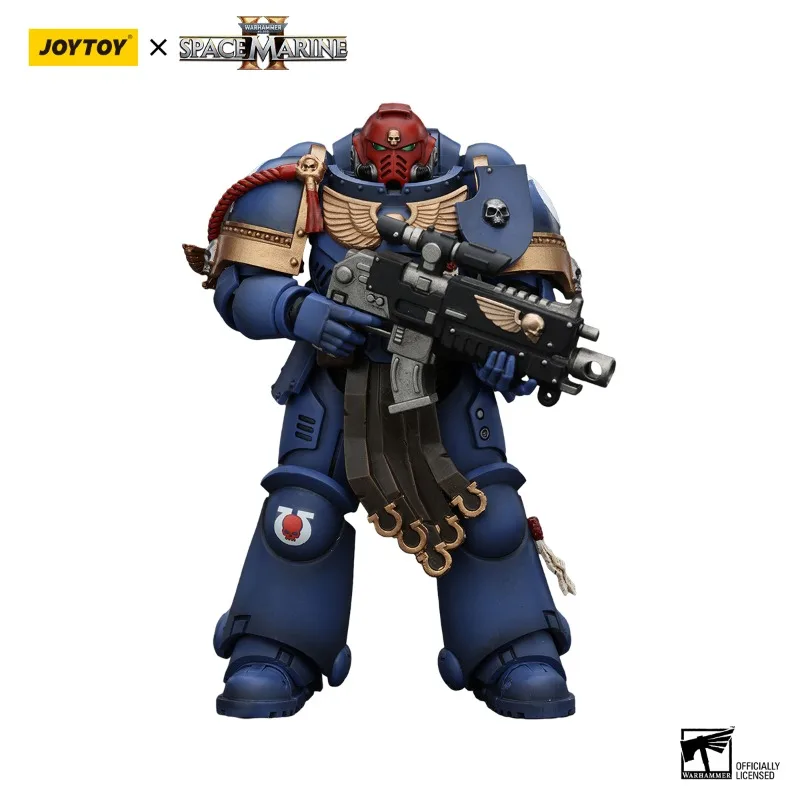 JOYTOY Warhammer 40K Action Figure Uitramarines Lieutenant Titus Gadriel Brother Chairon Joint Movable Figurine Anime Model Toys